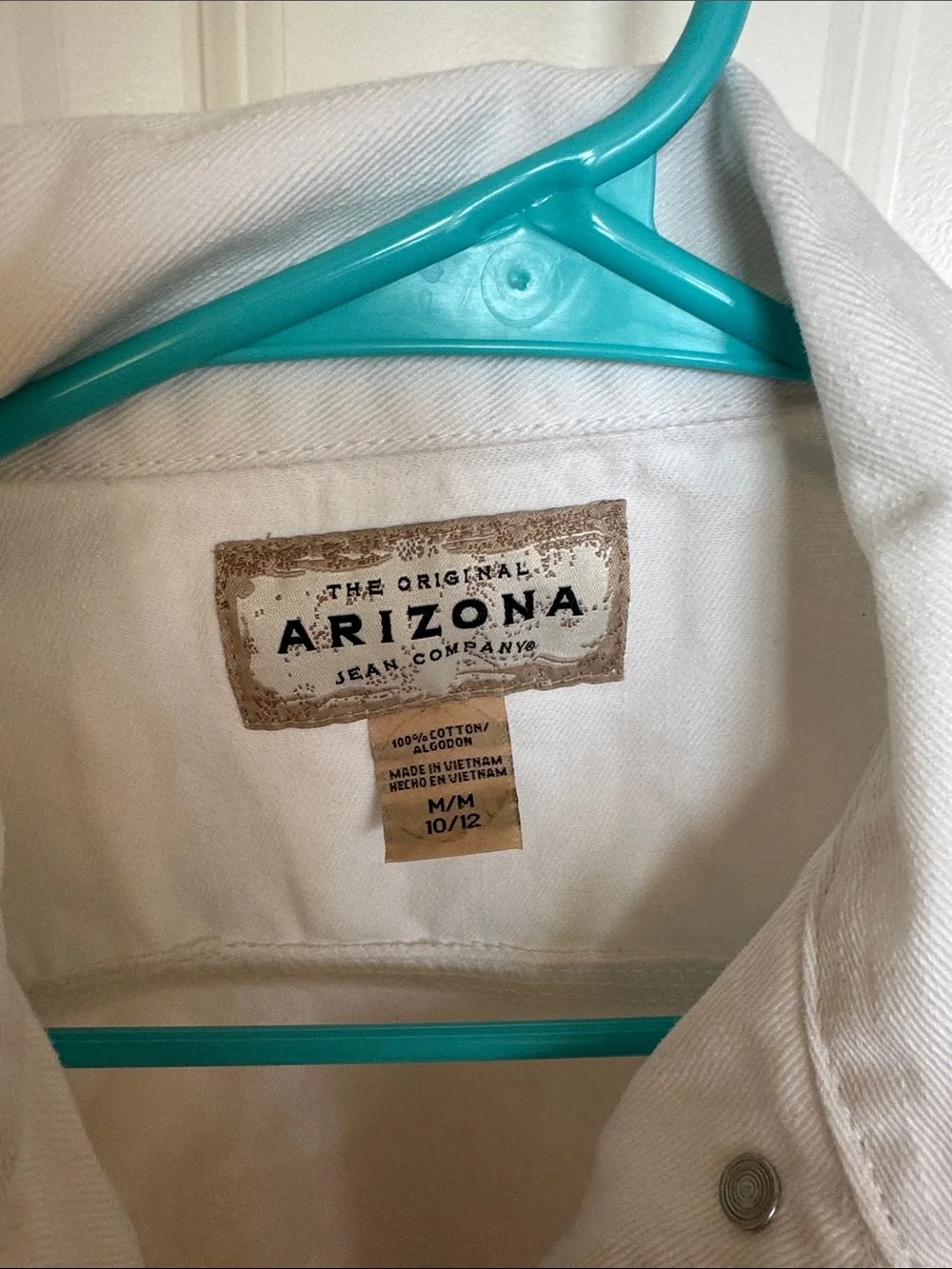 Kid’s White Denim Jean Jacket